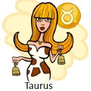 Cartoon Illustration of Horoscope Zodiac Signs with Beautiful Women